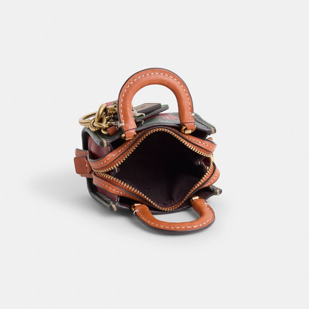 COACH®,Upcrafted Rogue Charm Mini Bag,,Inside View,Top View
