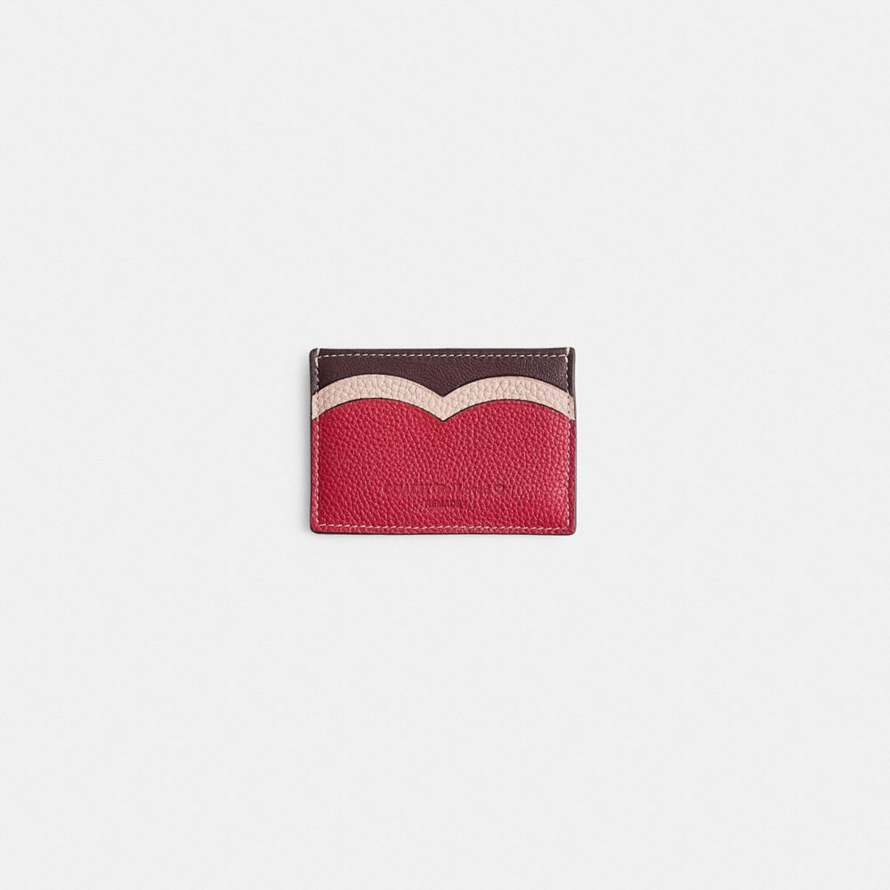 COACH®,Remade Heart Card Case,,Back View