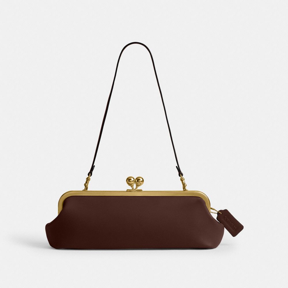 COACH®,Buy Now Kisslock Frame Bag 30,,Front View