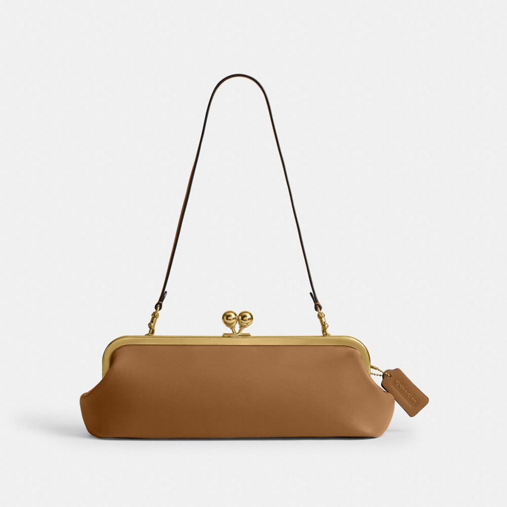 COACH®,Buy Now Kisslock Frame Bag 30,,Front View