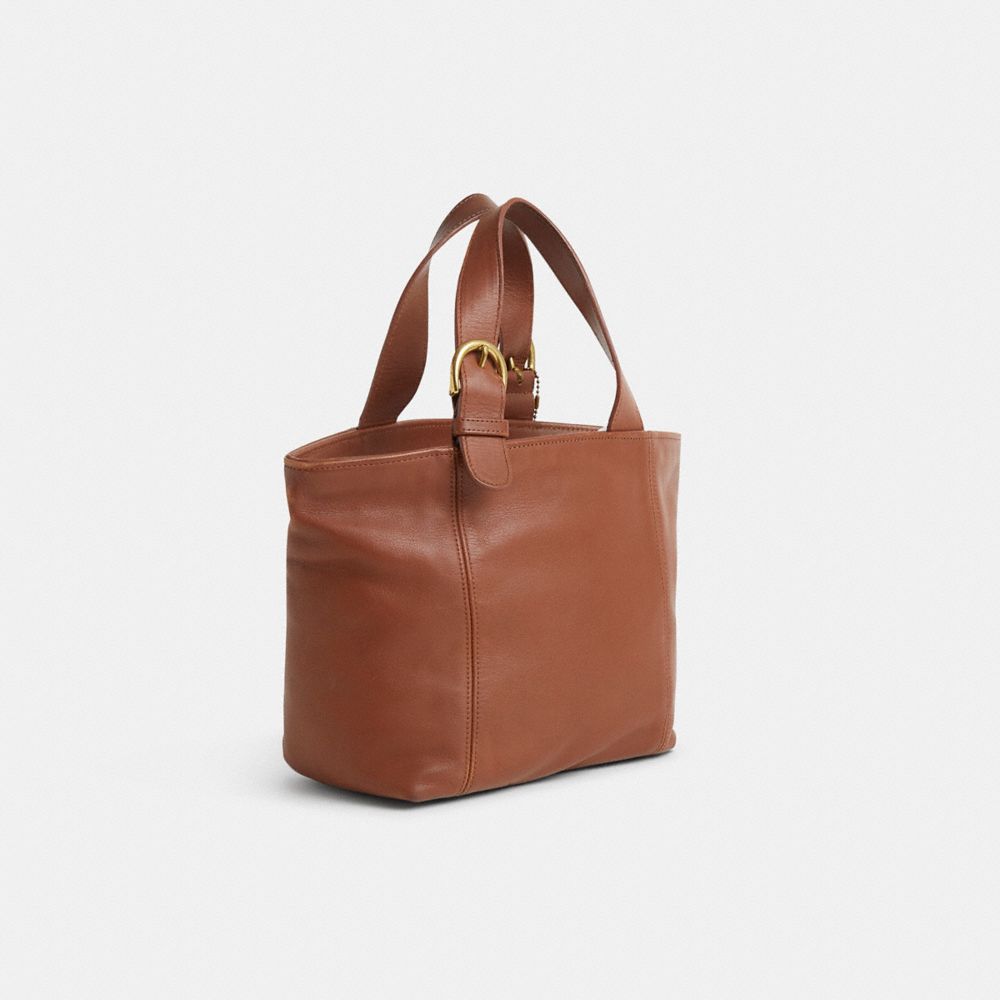 COACH®,Vintage Waverly Bag,Brown,Angle View