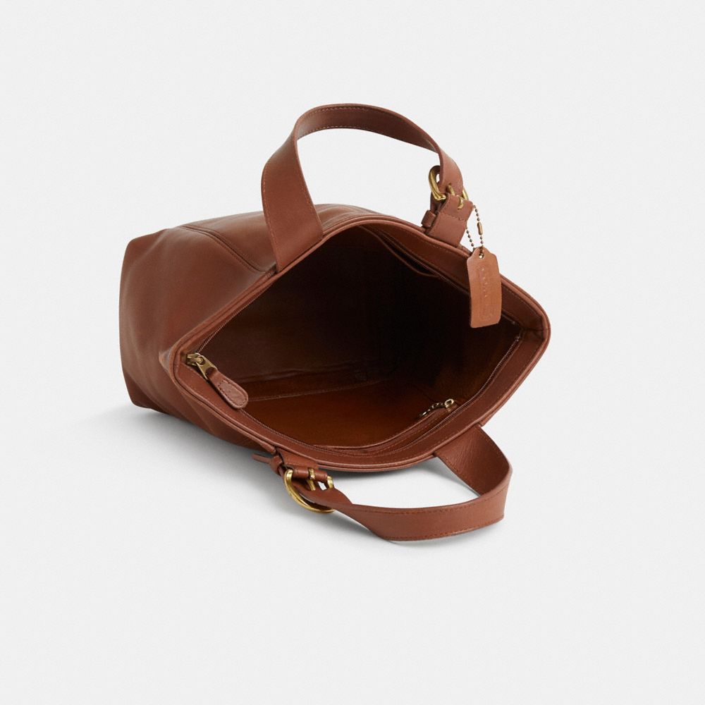 COACH®,Vintage Waverly Bag,Brown,Inside View,Top View