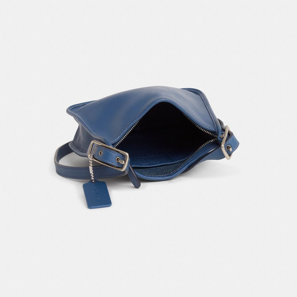 COACH®,Vintage Mini Janice Crossbody Bag,Blue,Inside View,Top View