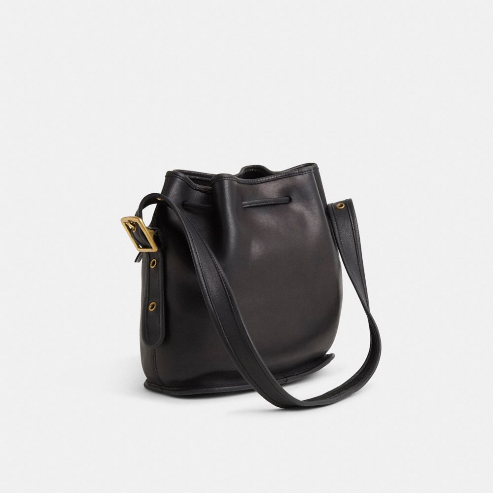 COACH®,Vintage Lula Smith's Legacy Bag,Black,Angle View