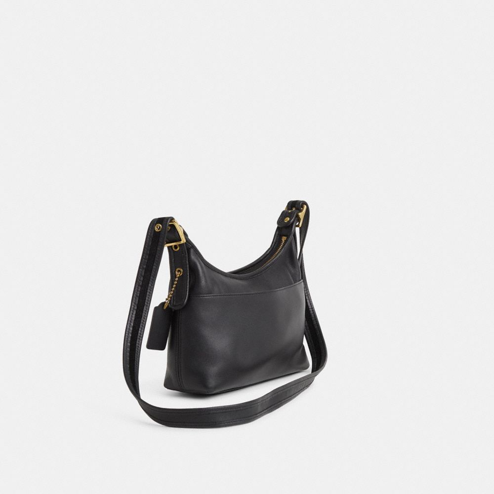 COACH®,Vintage Legacy Bag,Black,Angle View