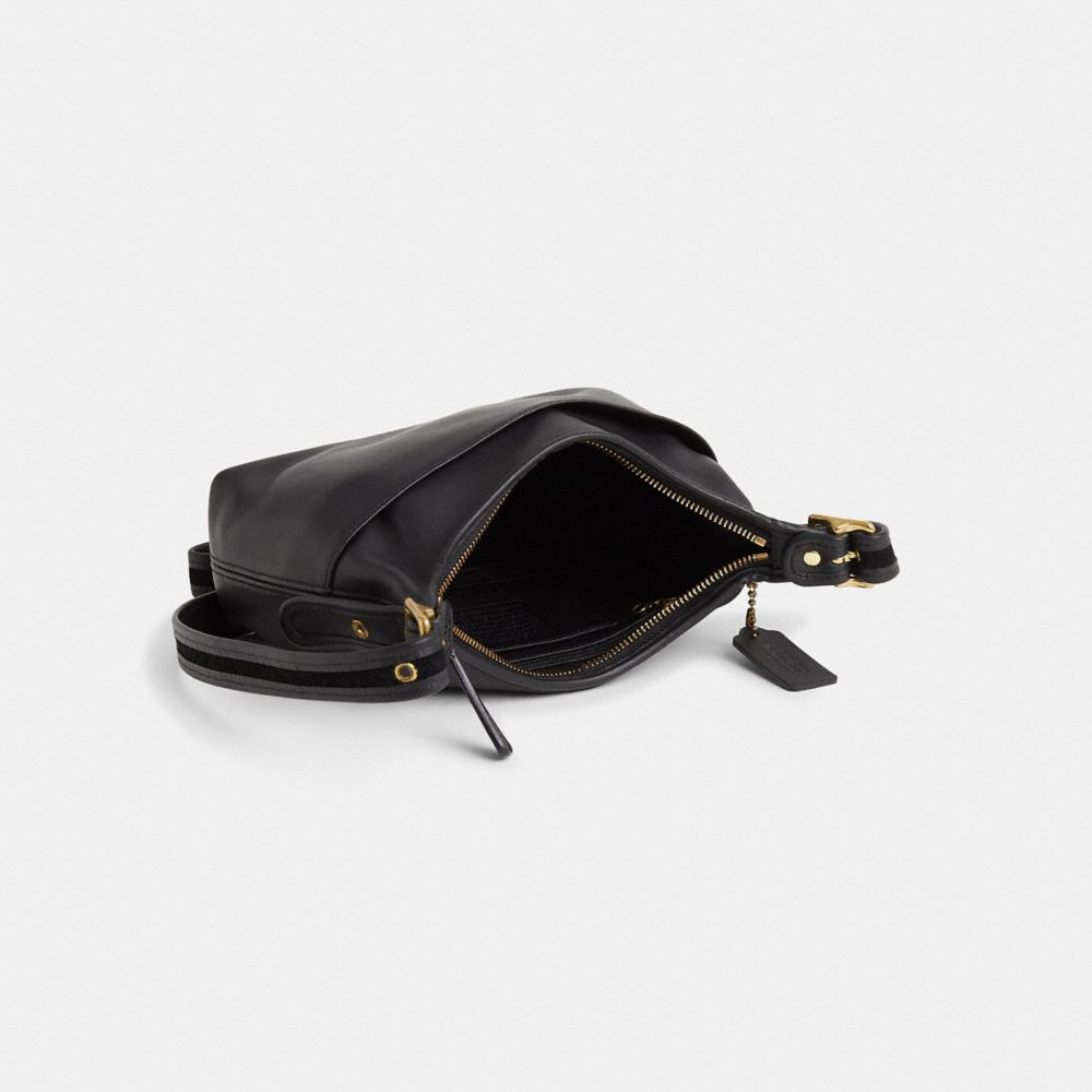 COACH®,Vintage Legacy Bag,Black,Inside View,Top View