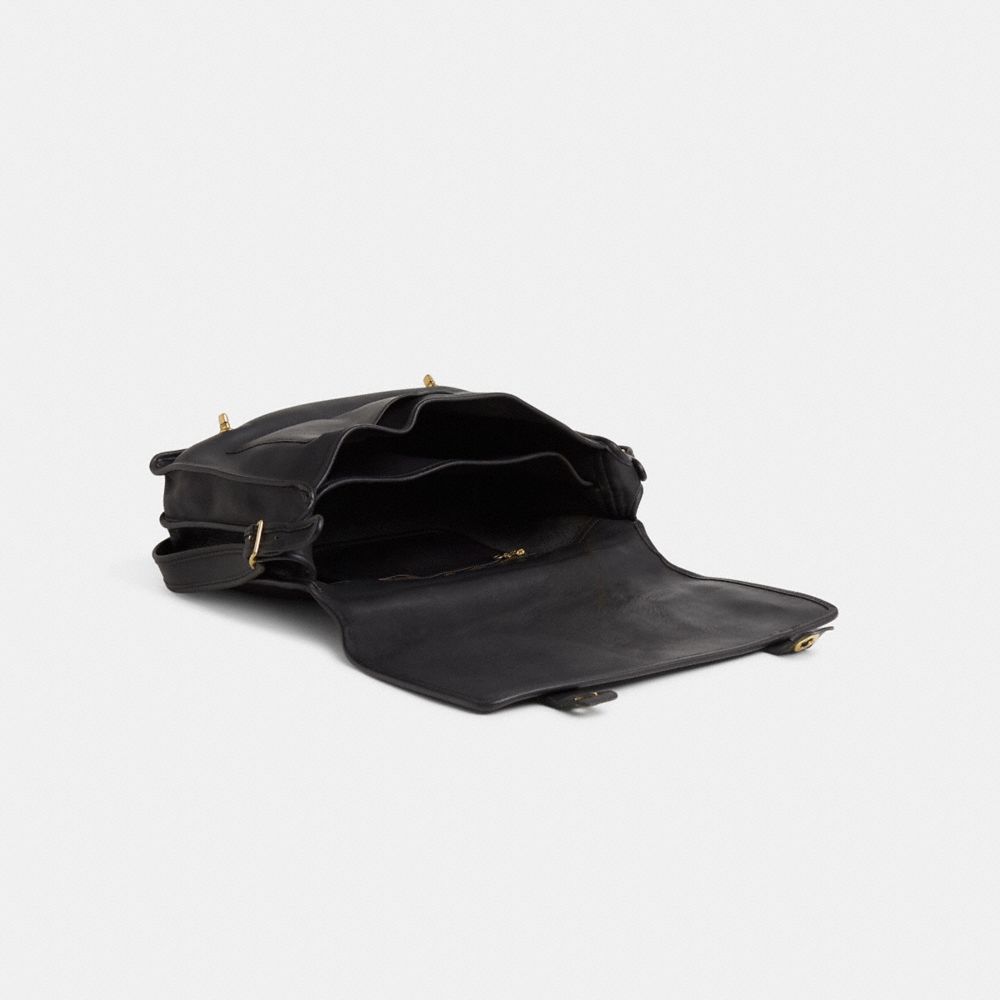 COACH®,Vintage Essex Briefcase,Black,Inside View,Top View