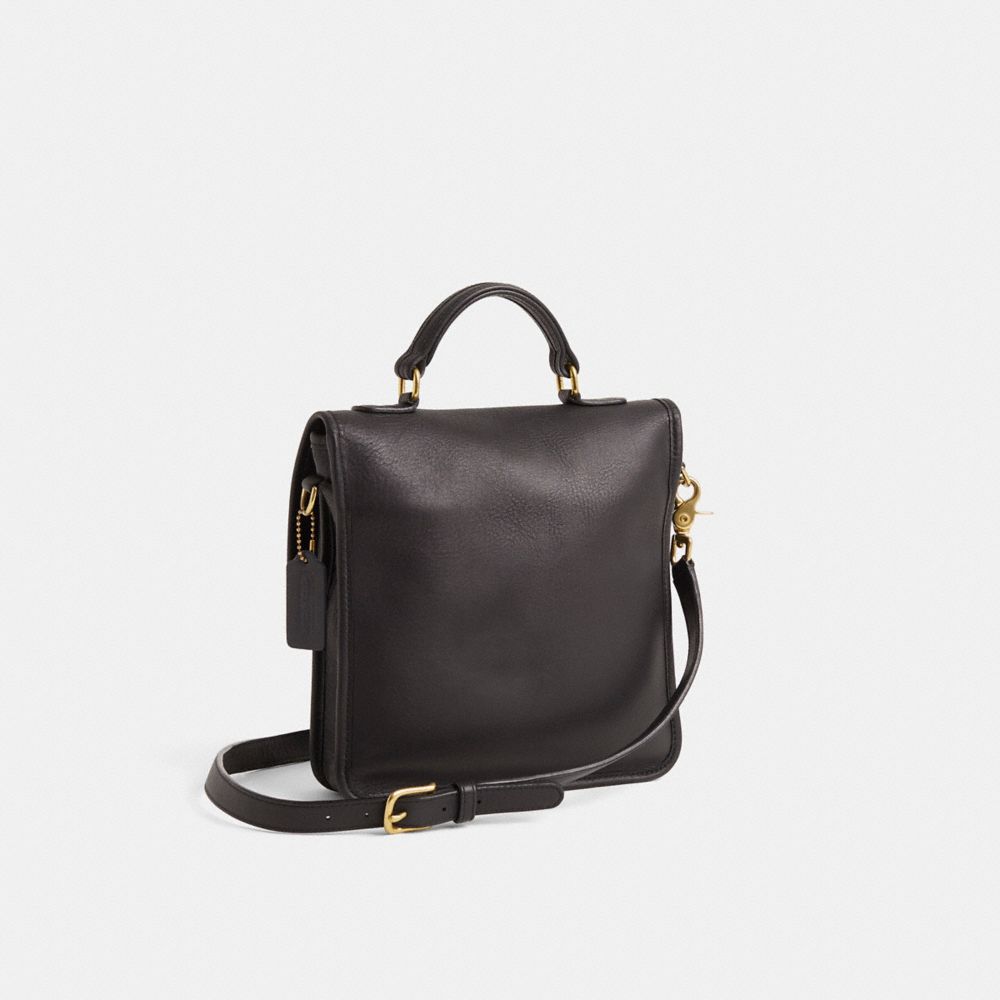 COACH®,Vintage Classic Station Bag,Black,Angle View