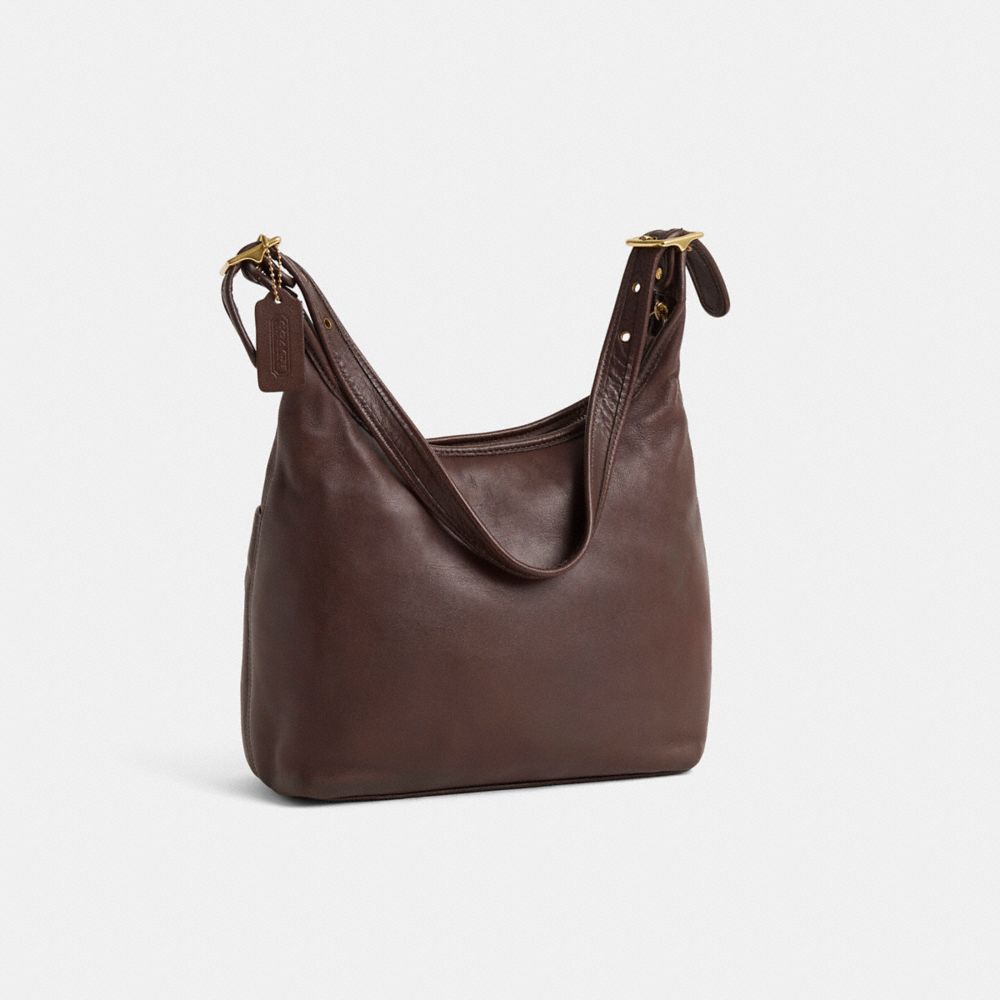 COACH®,Vintage Legacy Hobo Bag,Brown,Angle View