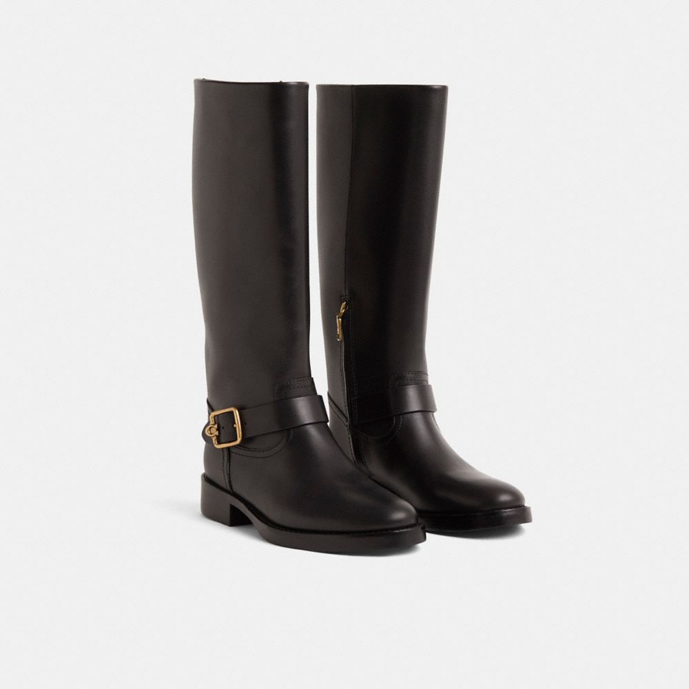 COACH®,Restored Madeline Extended Calf Boot,,Angle View
