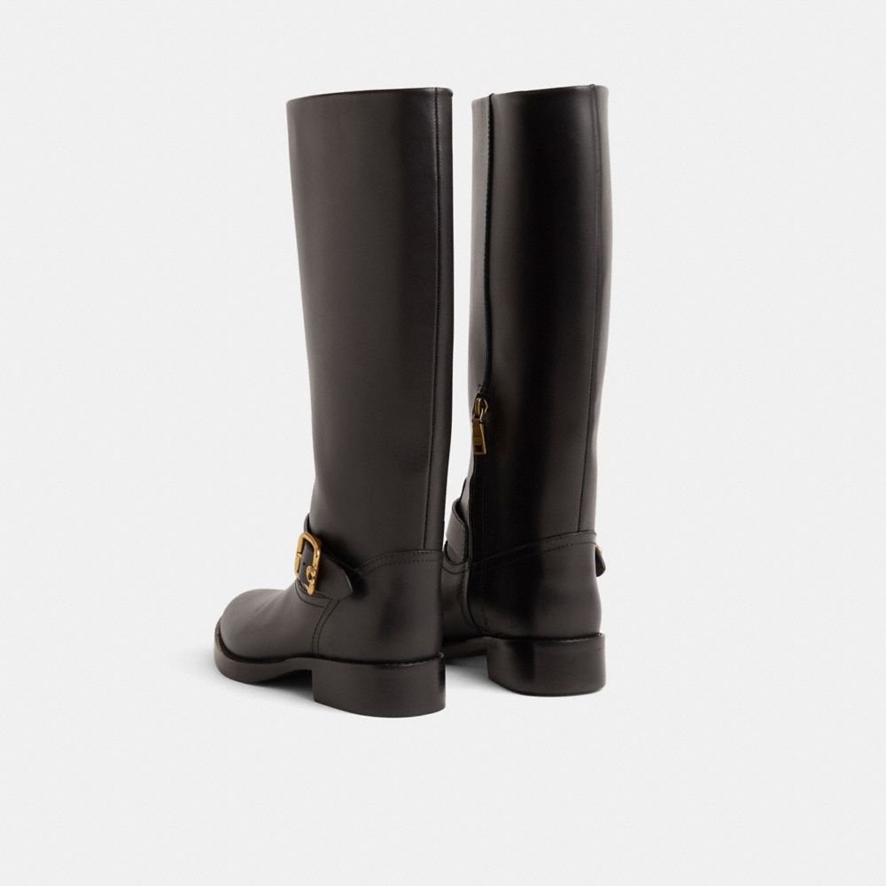 COACH®,Restored Madeline Extended Calf Boot,,Back View