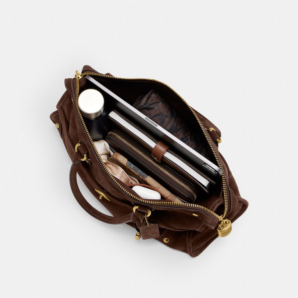 Женские сумки Coach Rhyder Satchel Bag 38 — фото 4