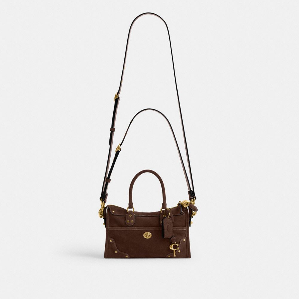 Женские сумки Coach Rhyder Satchel Bag 24 — фото 6