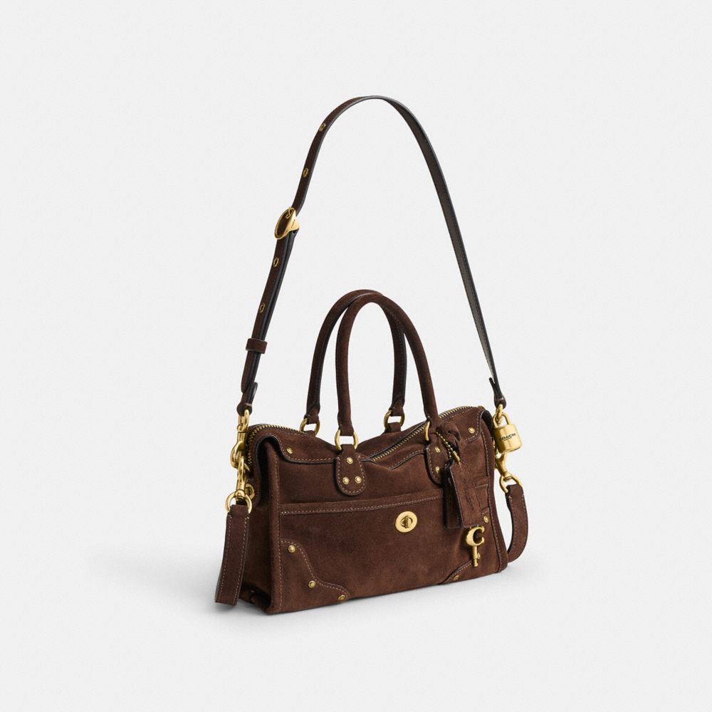 Женские сумки Coach Rhyder Satchel Bag 24 — фото 2