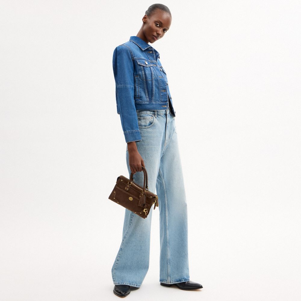 Женские сумки Coach Rhyder Satchel Bag 24 — фото 9