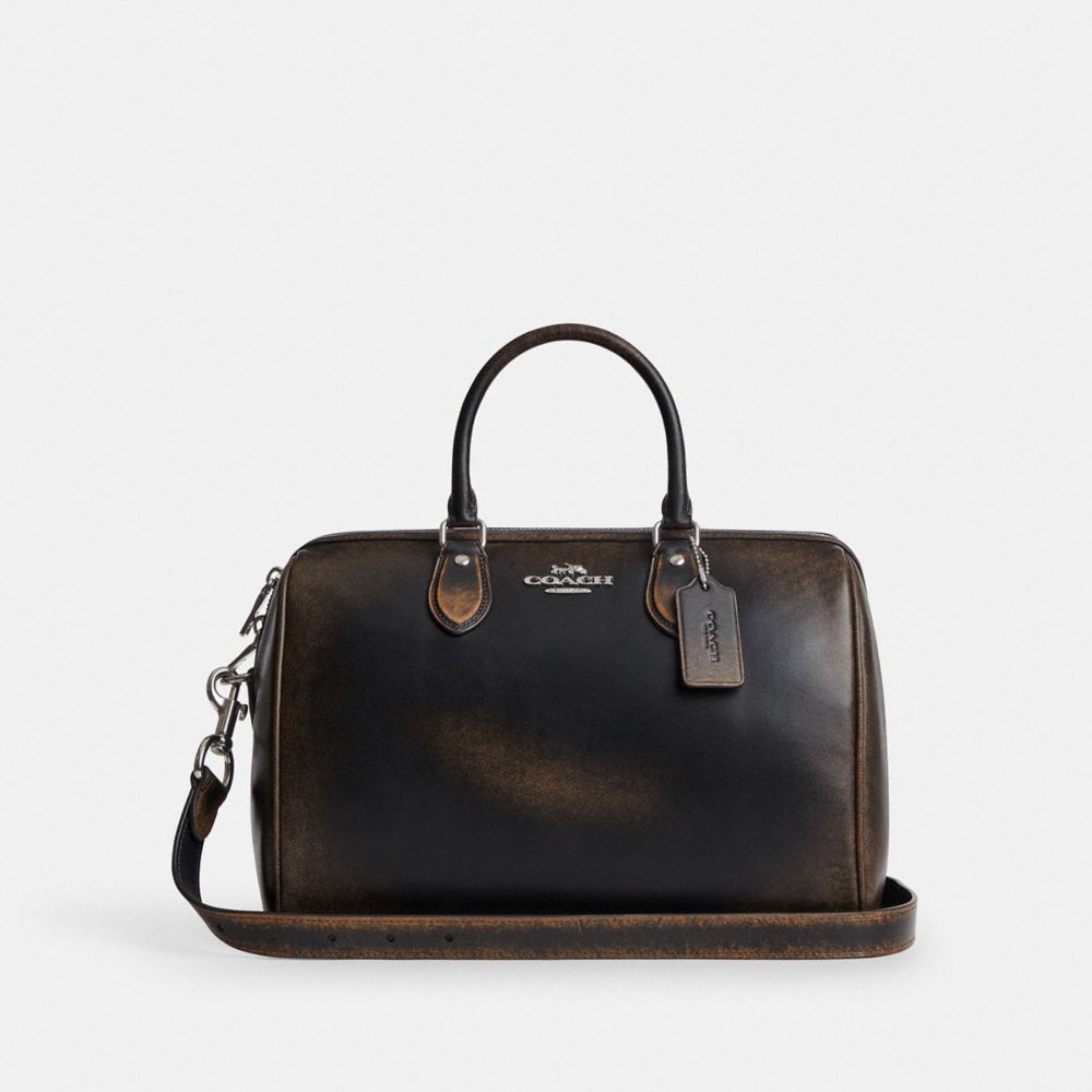 COACH®,Sac Cartable Rowan Grand Format En Cuir Loved,Grand,,Front View