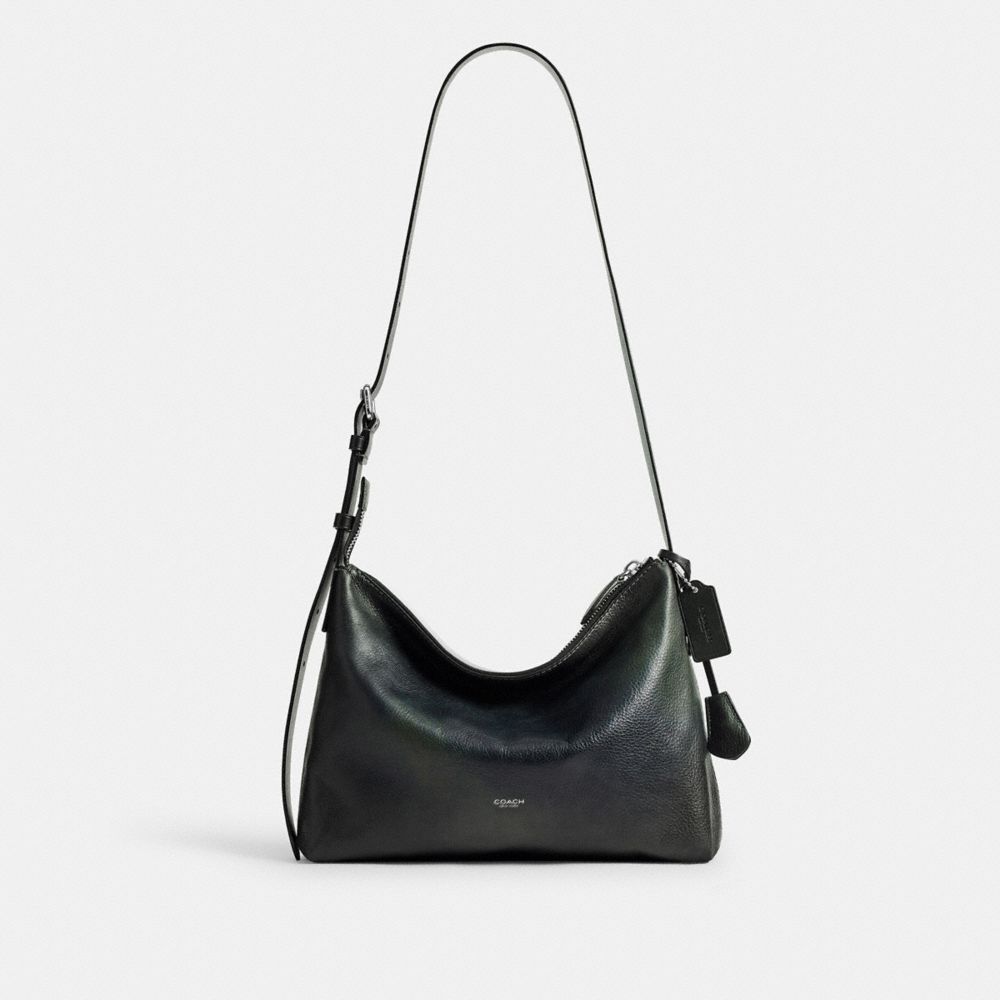 COACH®,Mott Messenger Bag 33,Navy,Front View
