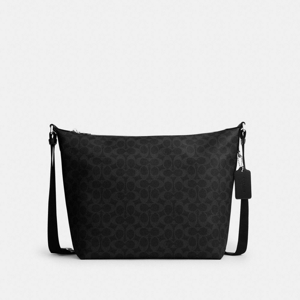 フィン ホーボー バッグ 32・シグネチャー キャンバス | COACH®