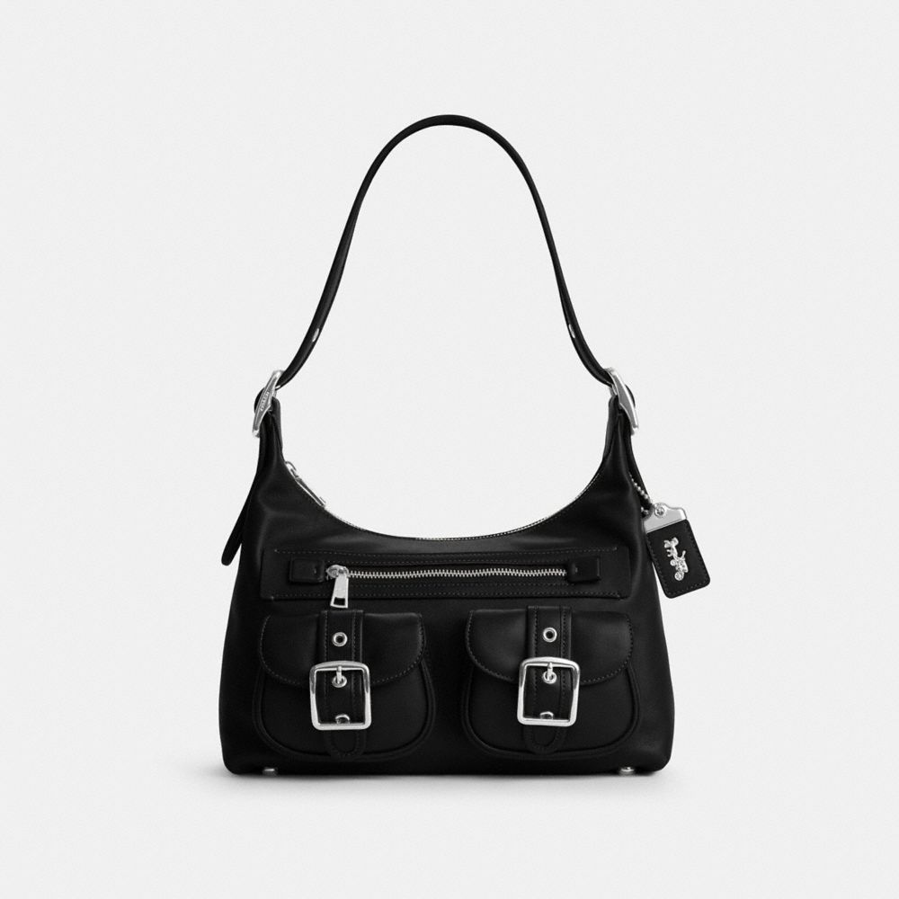 COACH®,Allison Zip Top Shoulder Bag,,Front View