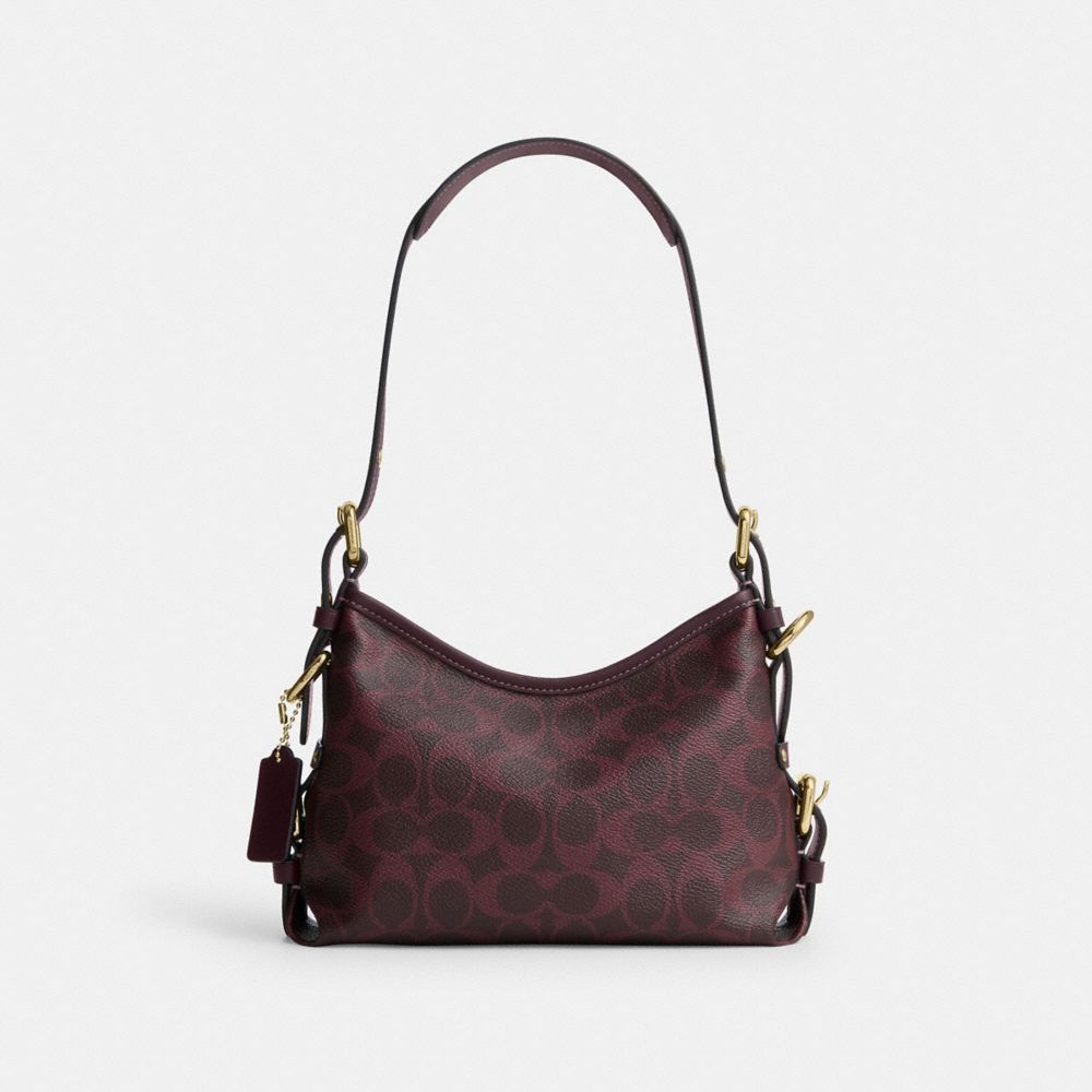 Laurel Shoulder Bag 22 With Buckles In Signature Canvas | COACH®