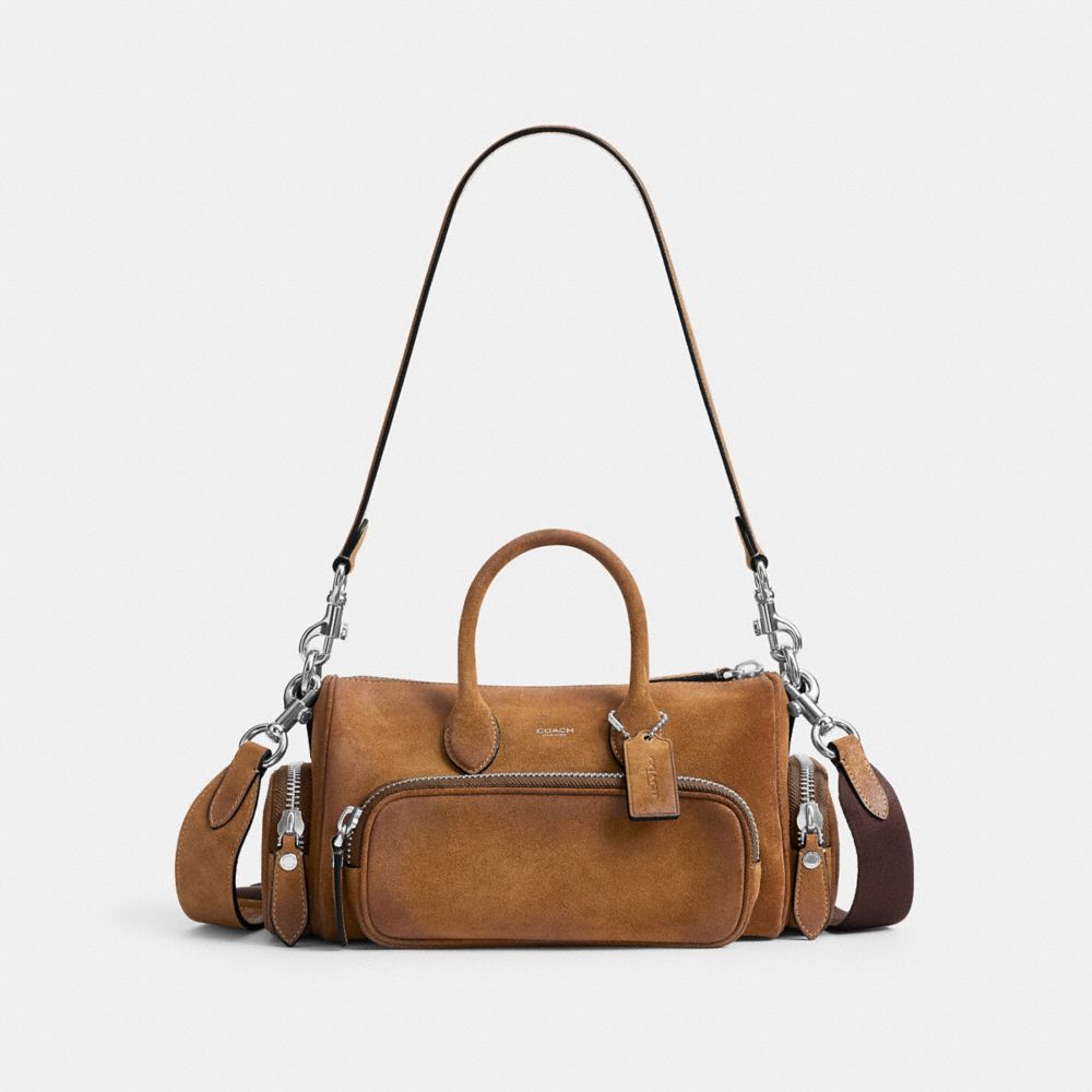 COACH®, コンパス バッグ 25・ポケット, メッセンジャー&ボディバッグ,ﾃｨｰｸ,Front View