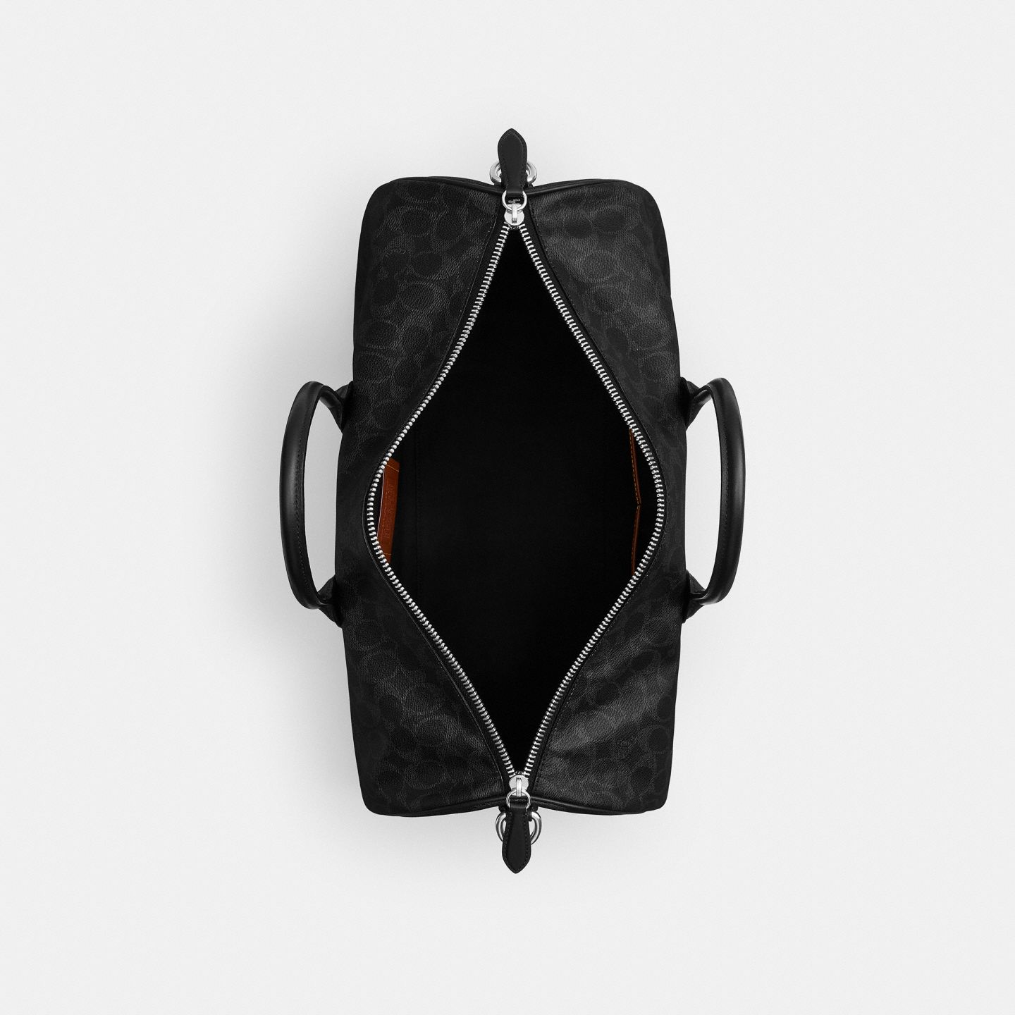 Мужская сумка Coach Compass Bag 45 In Signature UpcraftedLeather, цвет: Чёрный — фото 3