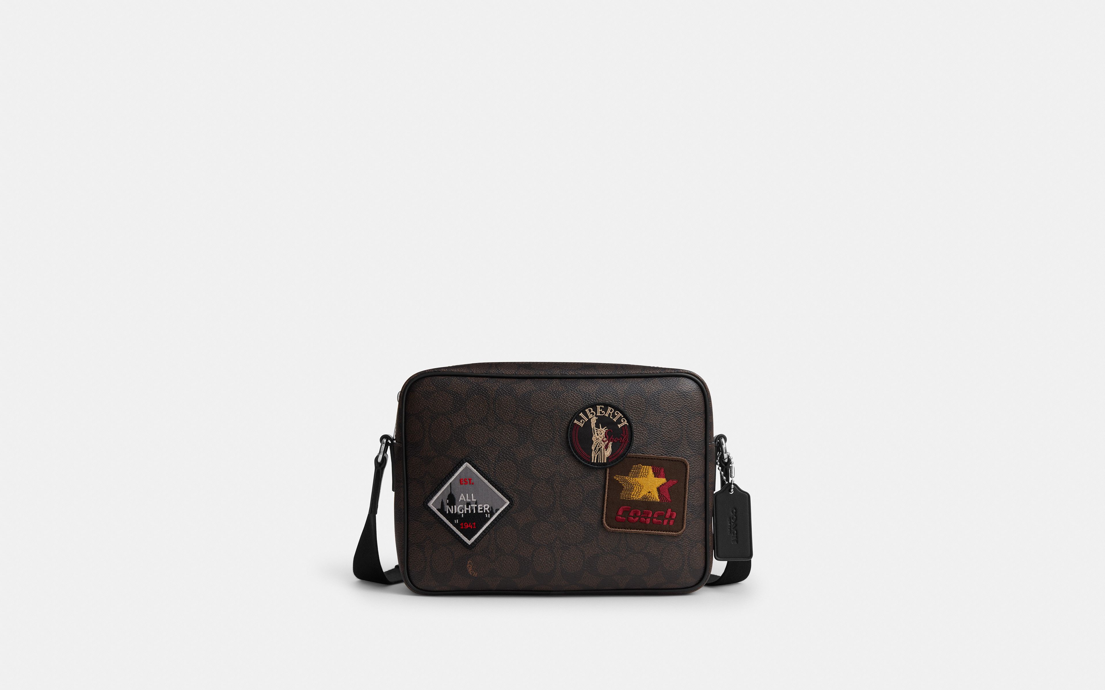 Colton Crossbody Bag 25 In Signature Canvas With Patches