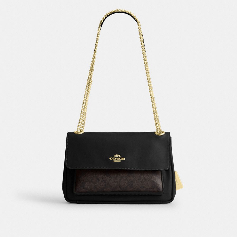 COACH®,Elodie Crossbody Bag 24 In Signature Canvas,,Front View