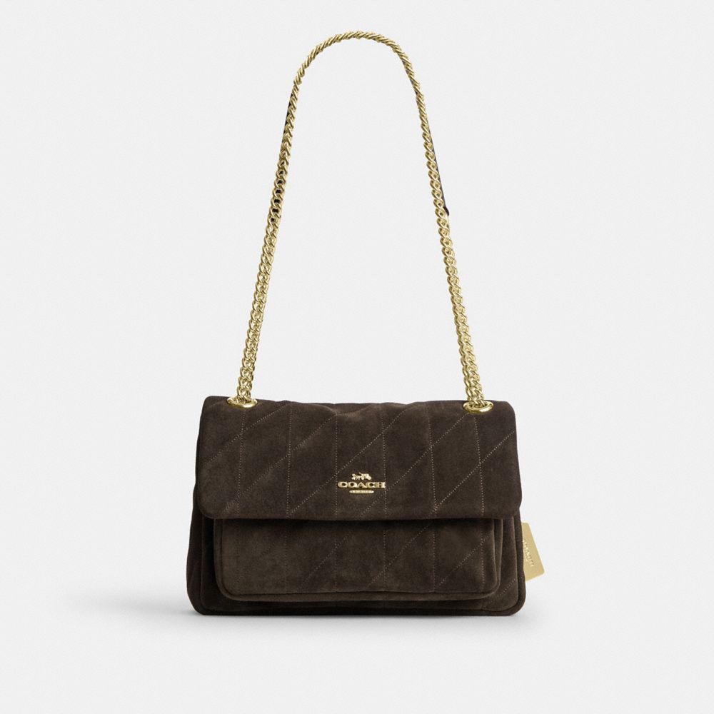 COACH®,Elodie Crossbody Bag 24 Mit Steppung,Mittel,IM/Ebenholz,Front View