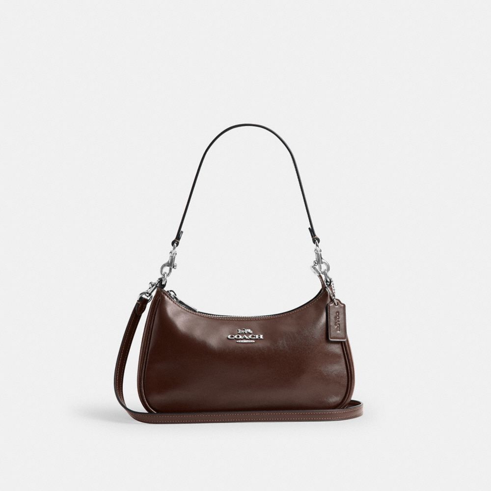 COACH®,Soft Teri Shoulder Bag,,Front View