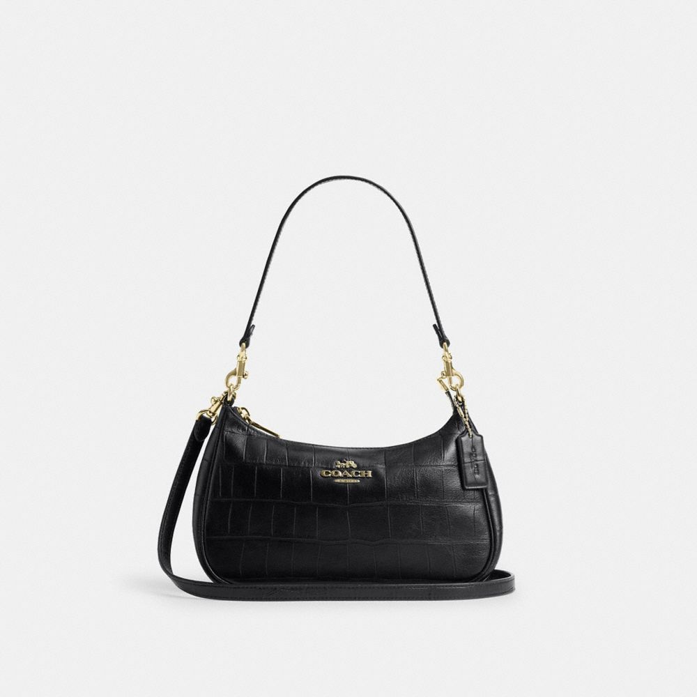 COACH®,Soft Teri Shoulder Bag,,Front View