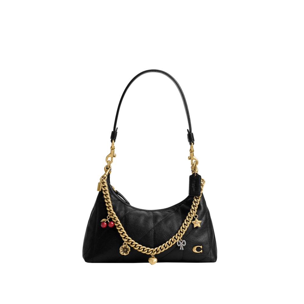 COACH®,Juliet Shoulder Bag 25 With Quilting And Charms,,Front View