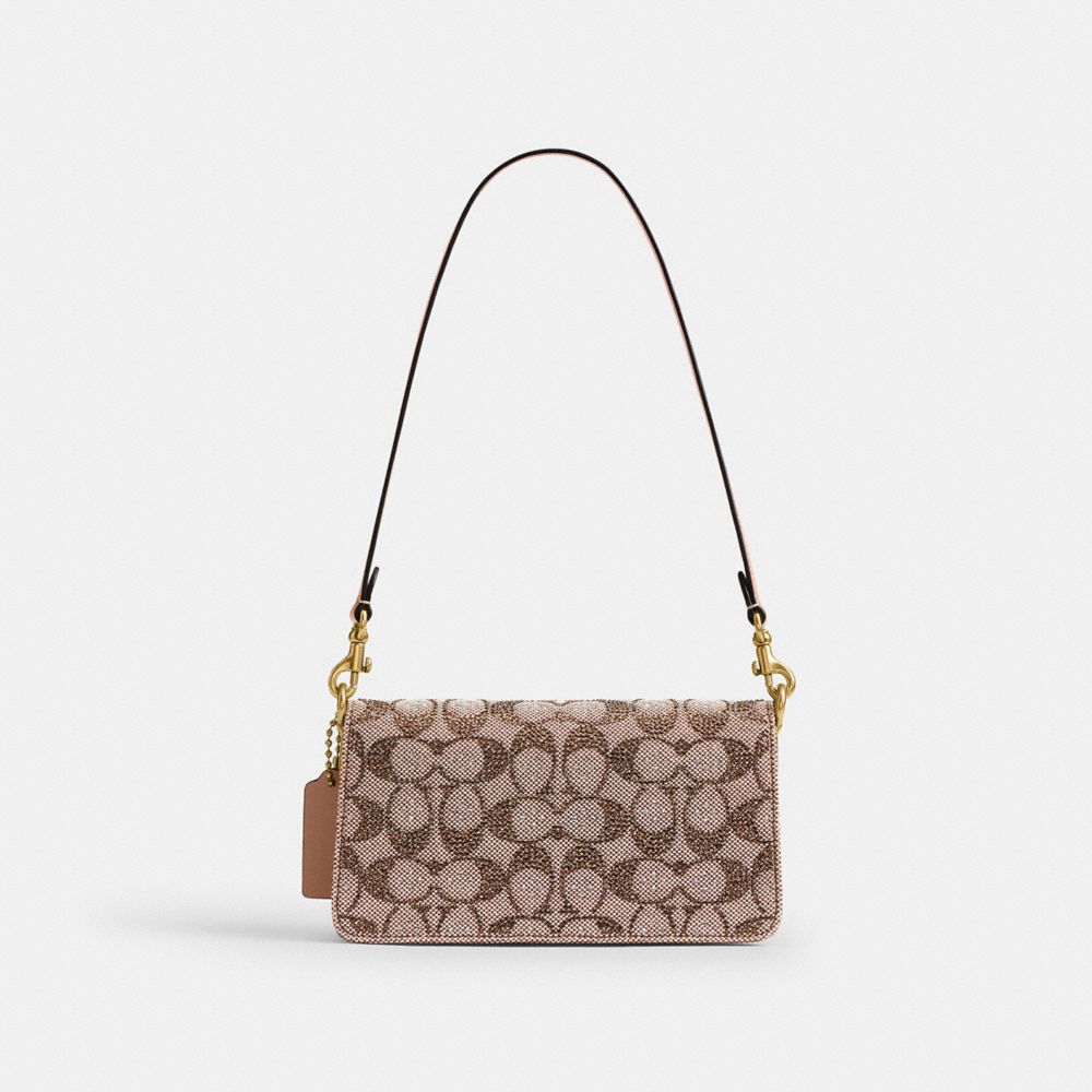 Soft Tabby Shoulder Bag 20 In Crystal Signature Jacquard