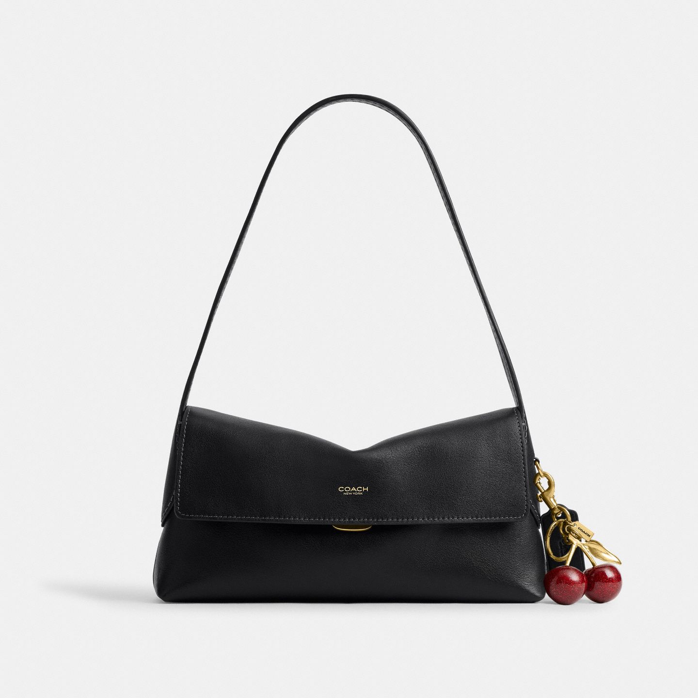 Женская сумка Coach Chelsea Shoulder Bag 26, цвет: Латунный / Чёрный — фото 7