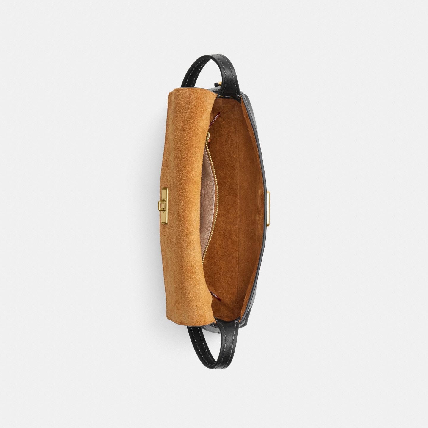 Женская сумка Coach Chelsea Shoulder Bag 26, цвет: Латунный / Чёрный — фото 5