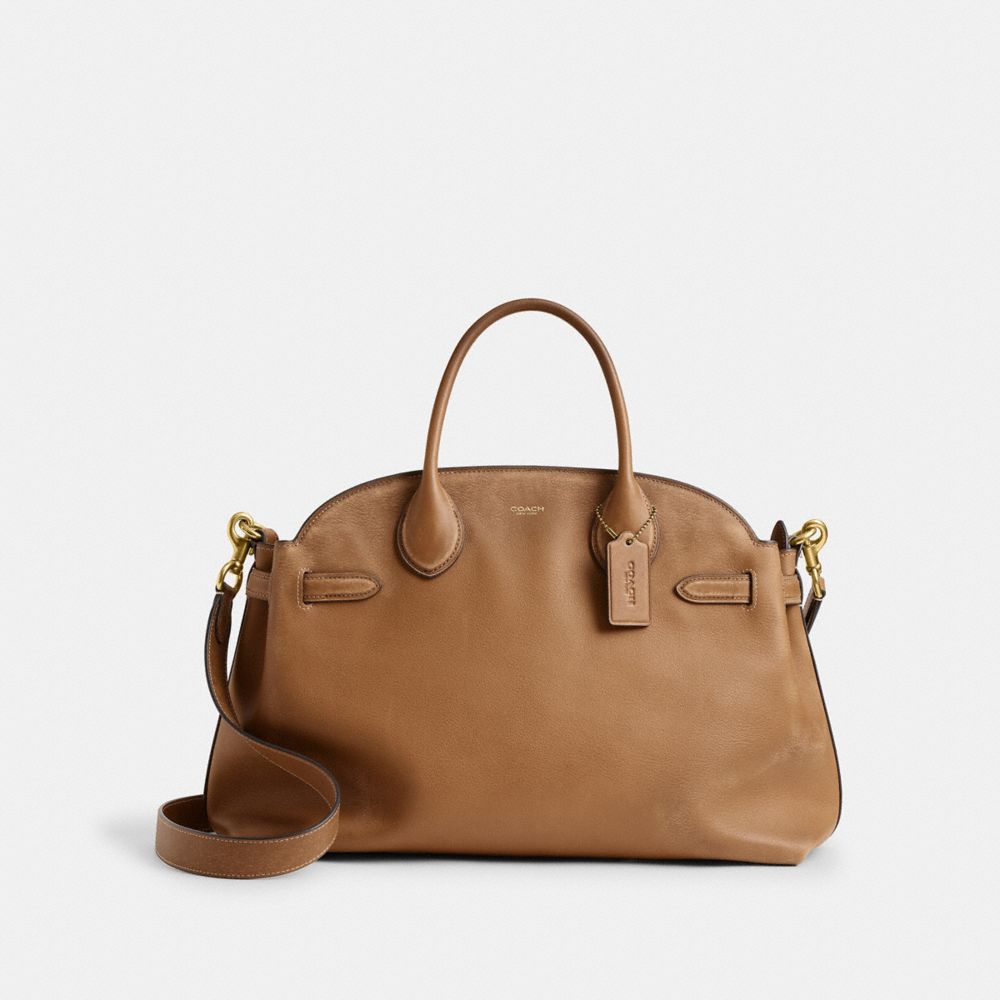 COACH®,Soft Empire Carryall Bag 40 In Loved Leather,,Front View