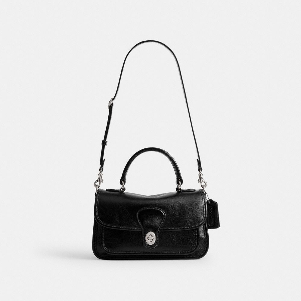 COACH&reg;, メトロポリタン バッグ 24, ショルダーバッグ,ﾌﾞﾗｯｸ,Front View