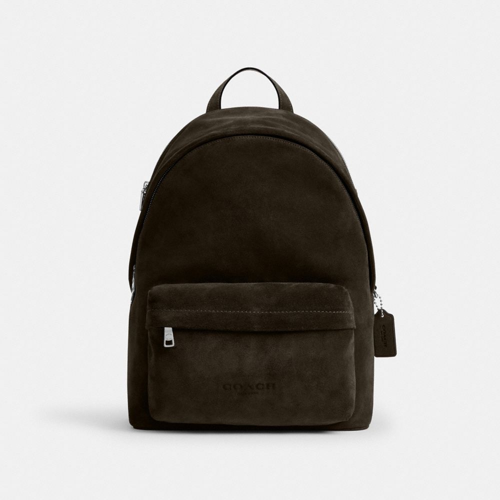 COACH®, テイラー バックパック, リュック＆バックパック&nbsp;,ｼﾙﾊﾞｰ/ｴﾎﾞﾆｰ,Front View