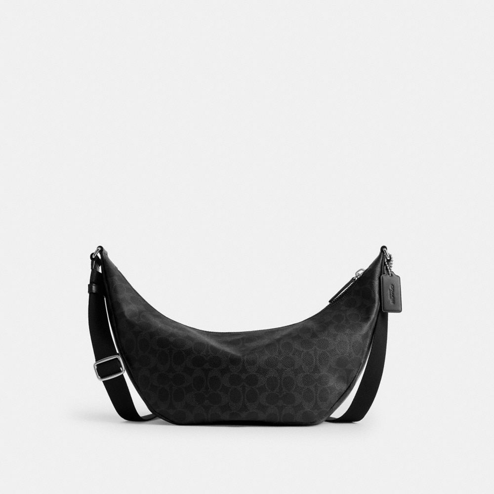 コーチ　ショルダーバッグ　近年　ボディバッグ　ブラック　レザー　ロゴプレート 公式】COACH – コーチ | マーサー スリング クロスボディ バッグ