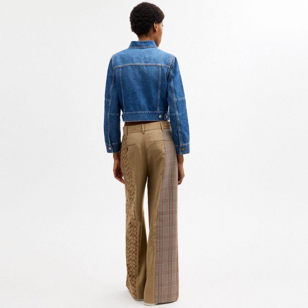 Женские куртки Coach Shrunken Denim Workwear Jacket — фото 3