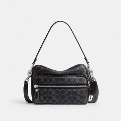 Мужская сумка Coach Dakota Crossbody In Loved Signature, цвет: Чёрный