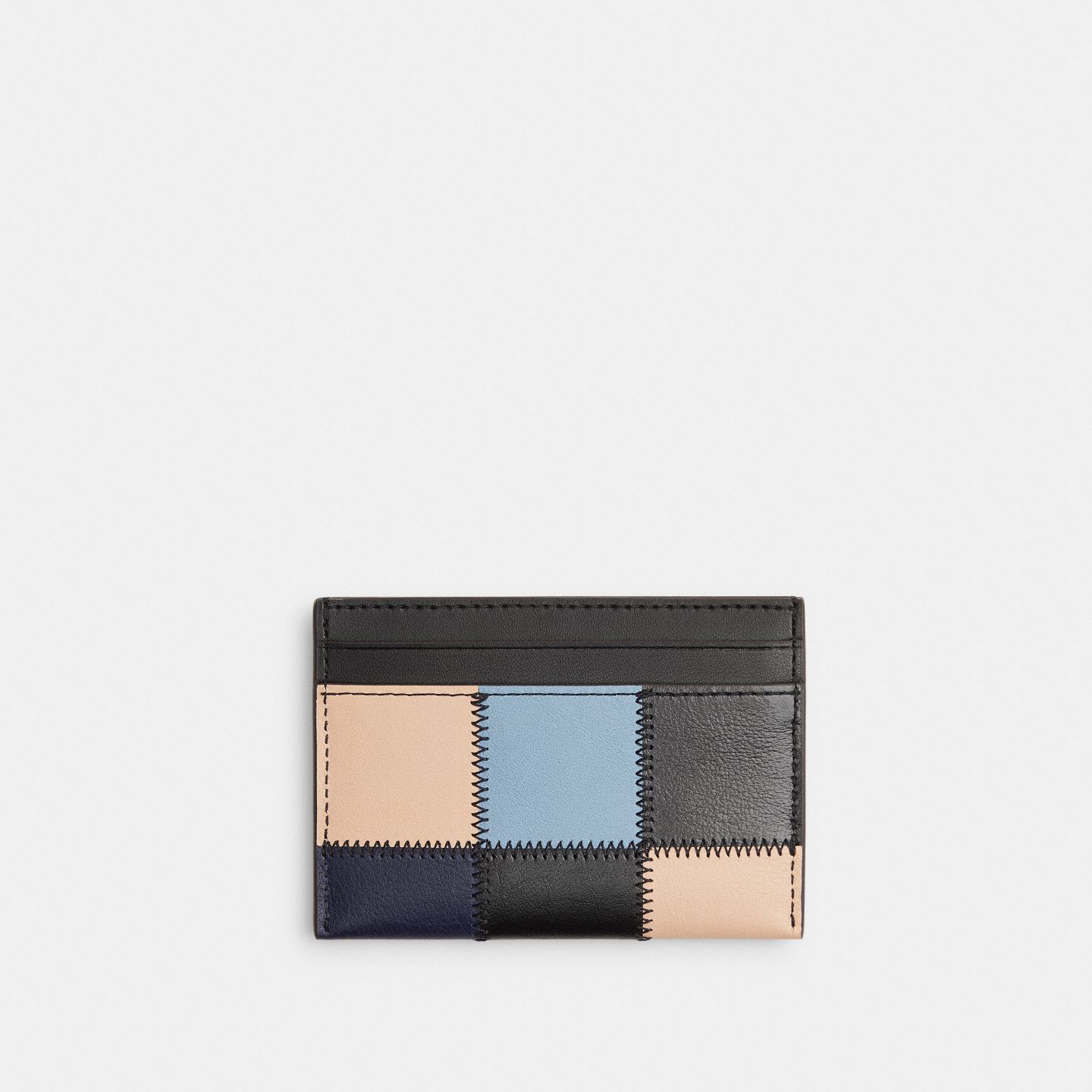 Кошелёк Coach Alter/Ego Flat Card Case, цвет: Синий / Кремовый — фото 2