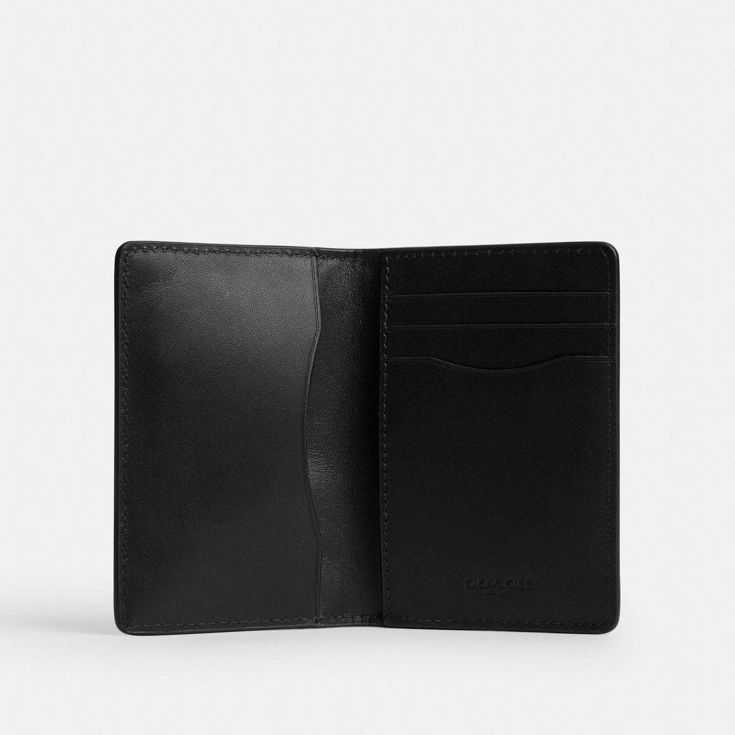 Мужской кошелёк Coach Card Wallet In Signature Upcraftedleather, цвет: Чёрный — фото 3