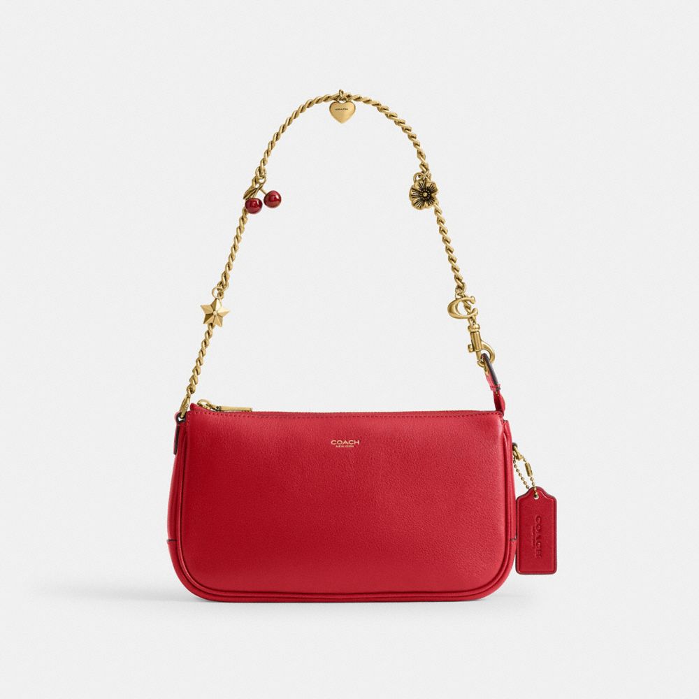 COACH®,Sac Plaza Avec Bandoulière Chaîne À Breloques,,Front View