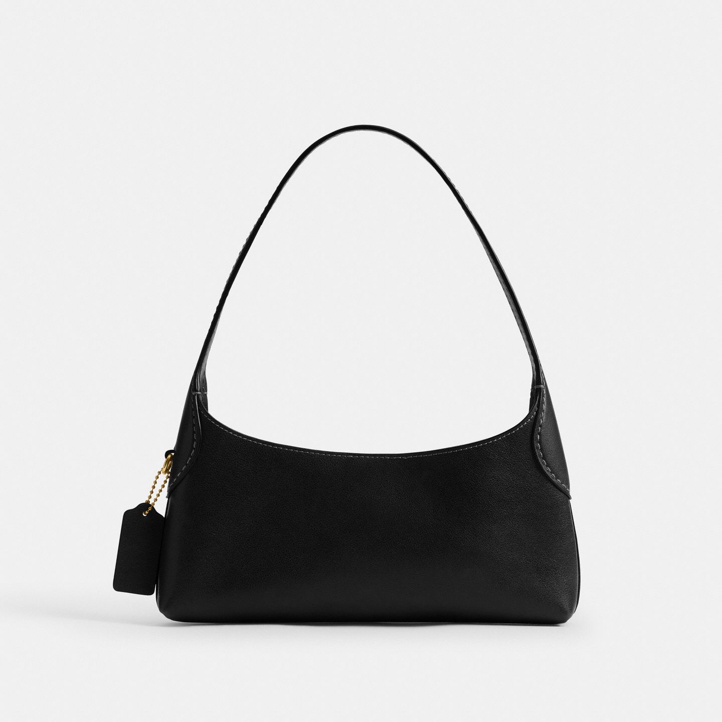 Женская сумка Coach Brooklyn Shoulder Bag 26, цвет: Латунный / Чёрный — фото 3