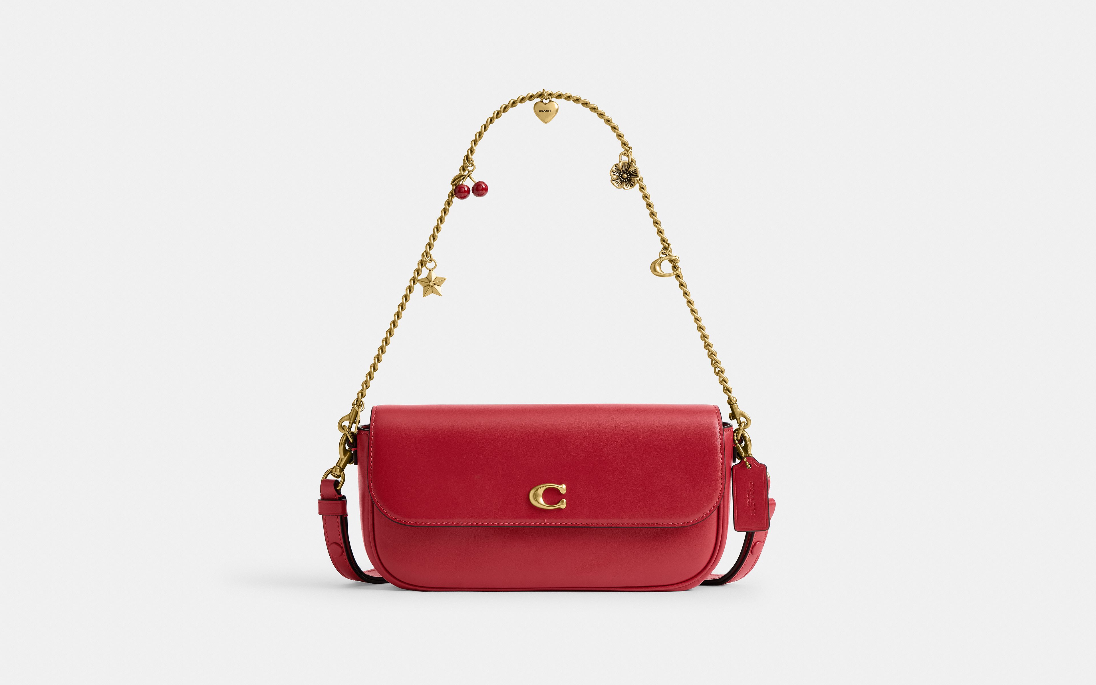 Brook Flap Chain Bag With Charm Chain Strap