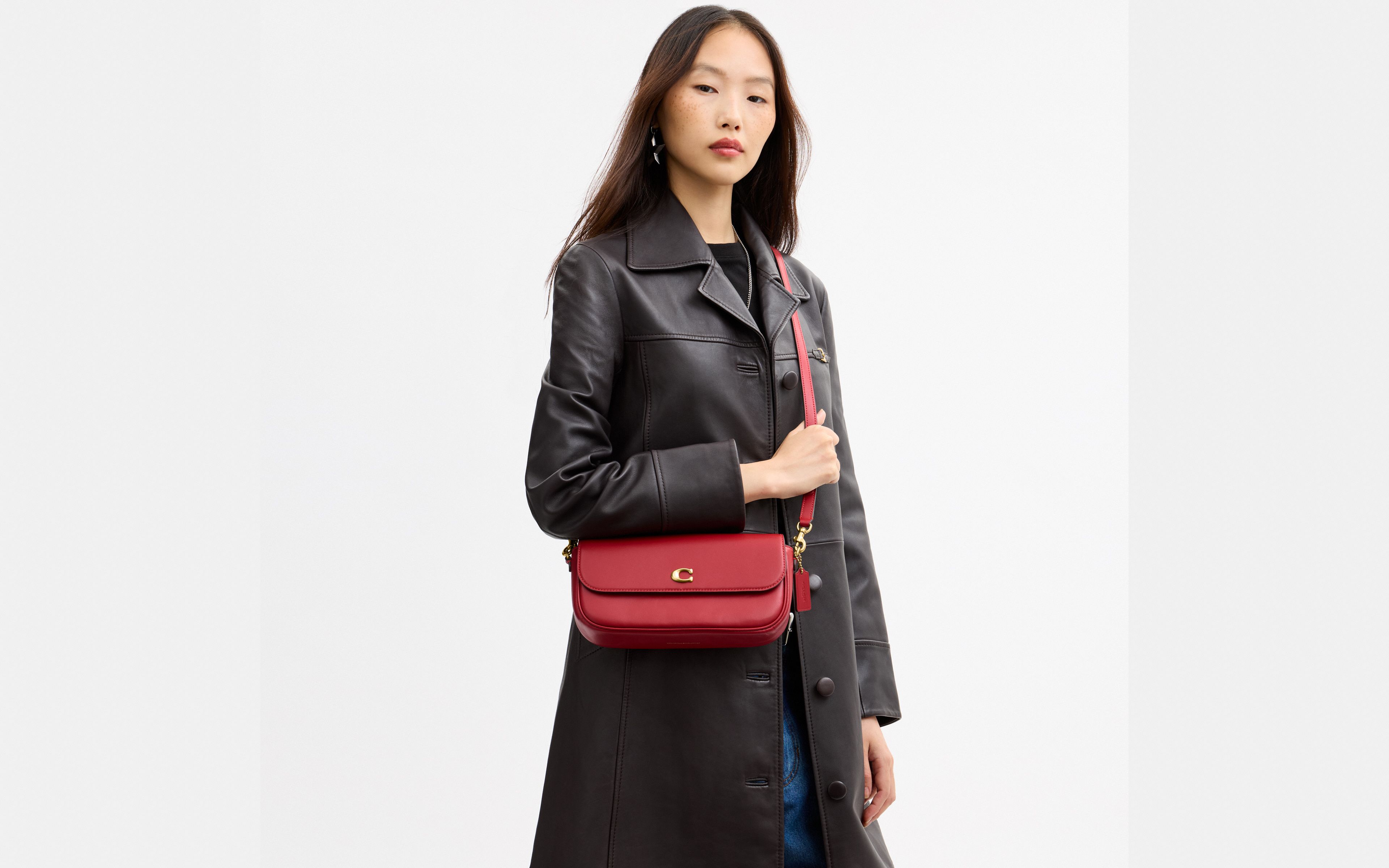 Brook Flap Chain Bag With Charm Chain Strap