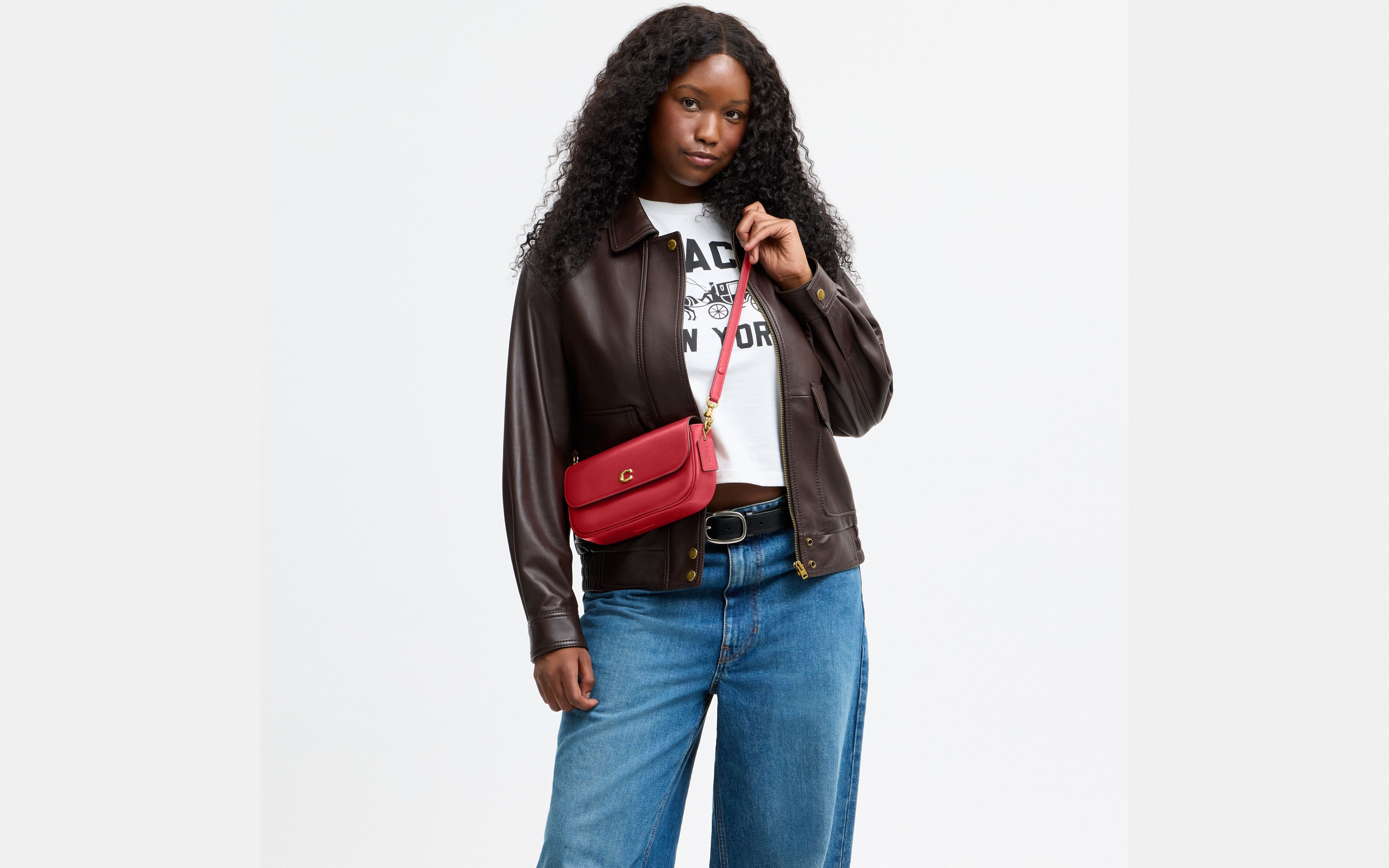 Brook Flap Chain Bag With Charm Chain Strap