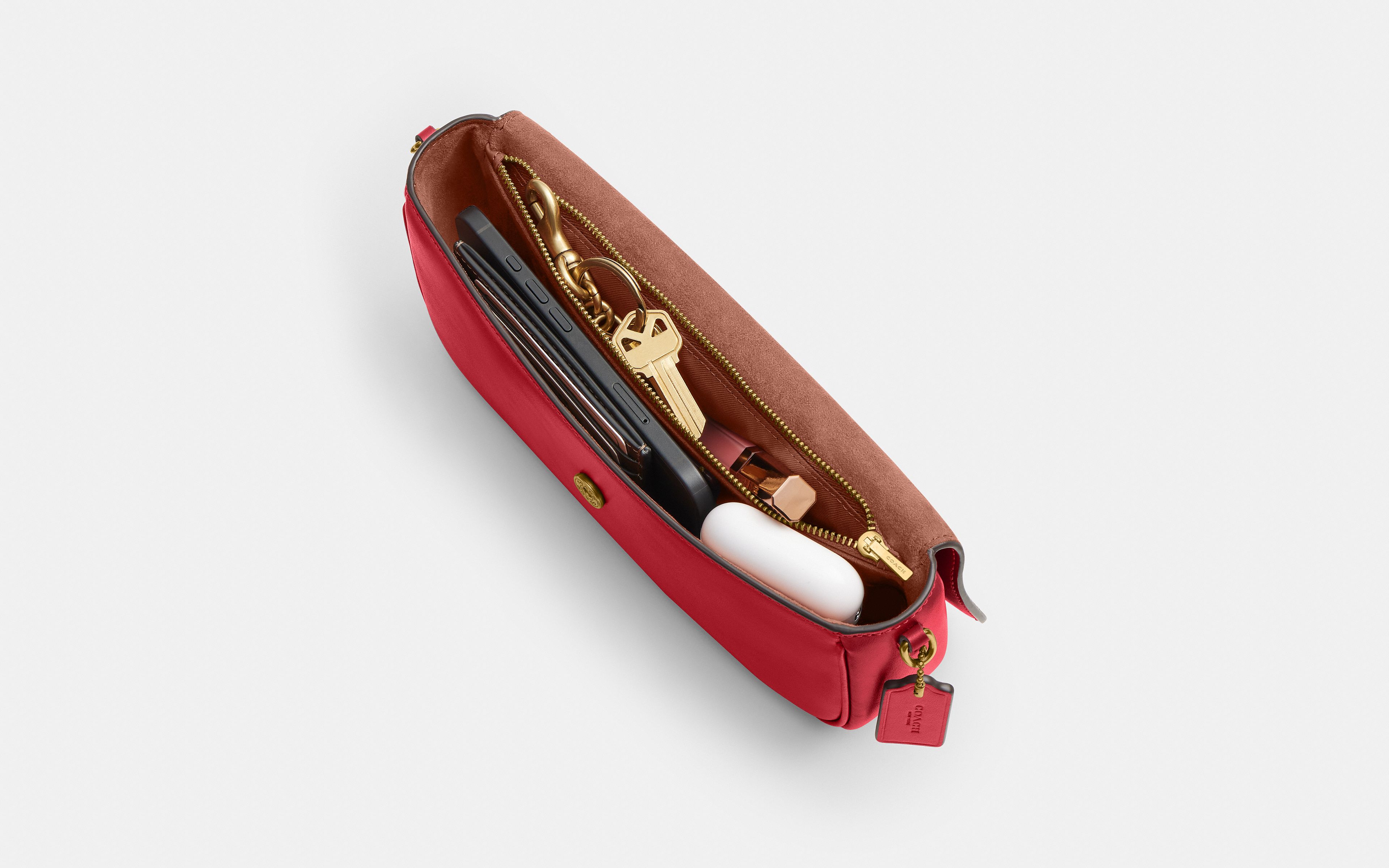 Brook Flap Chain Bag With Charm Chain Strap