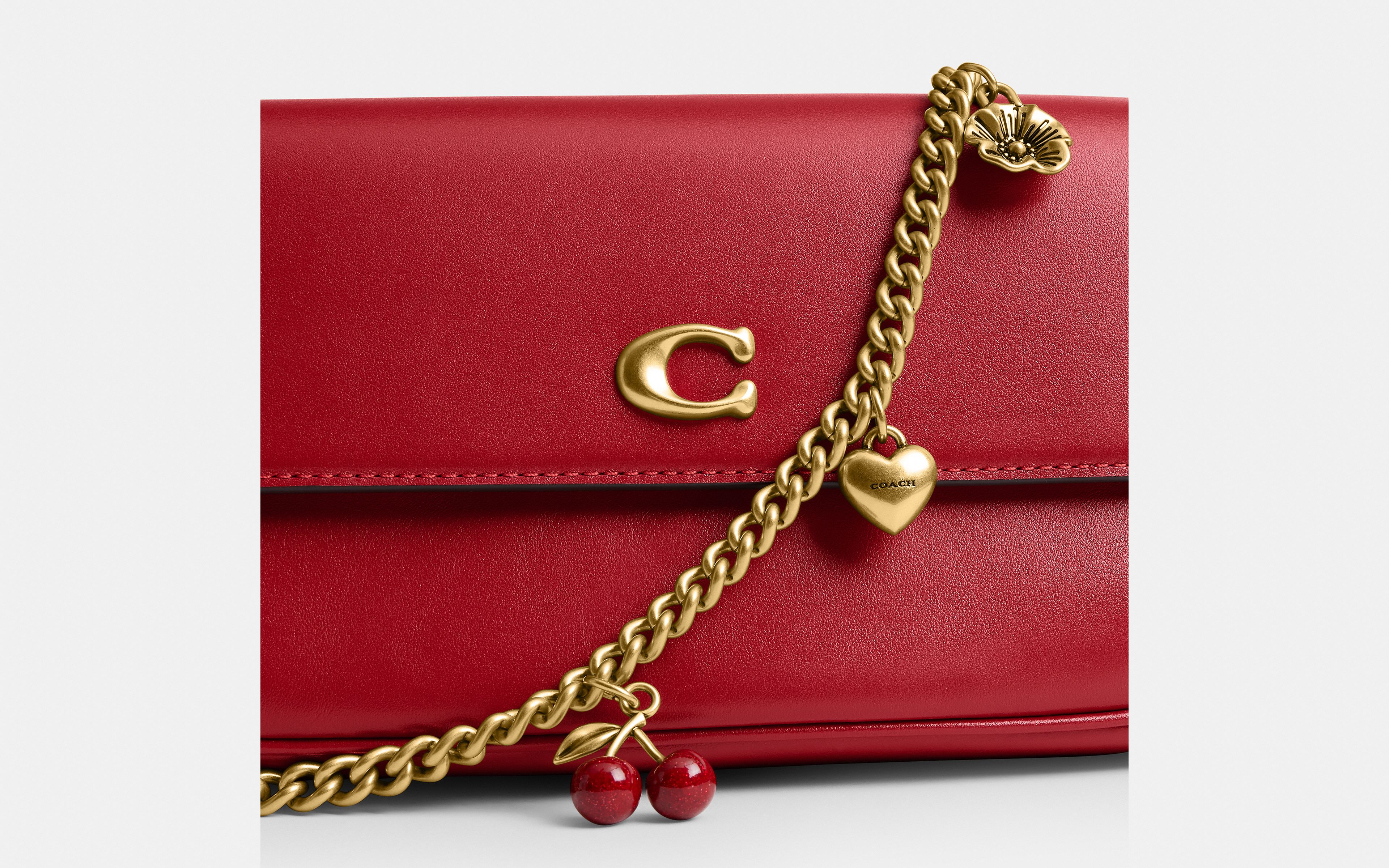Brook Flap Chain Bag With Charm Chain Strap